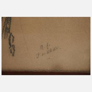 Prof. Fritz von Uhde, „Vom Felde heimkehrender Arbeiter“