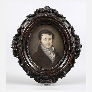 Herrenportrait um 1850