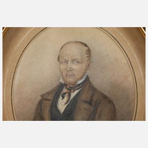 Herrenportrait um 1860