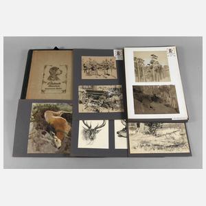 Otto Vollrath, Mappe Landschafts- und Tierdarstellungen