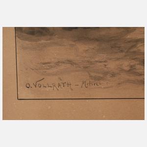 Otto Vollrath, Fuchs sich an Hühner anschleichend