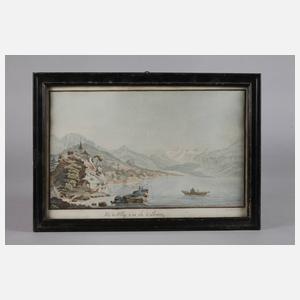 H. Goldschmid, „Vüe du Village & du Lac de Brienz“