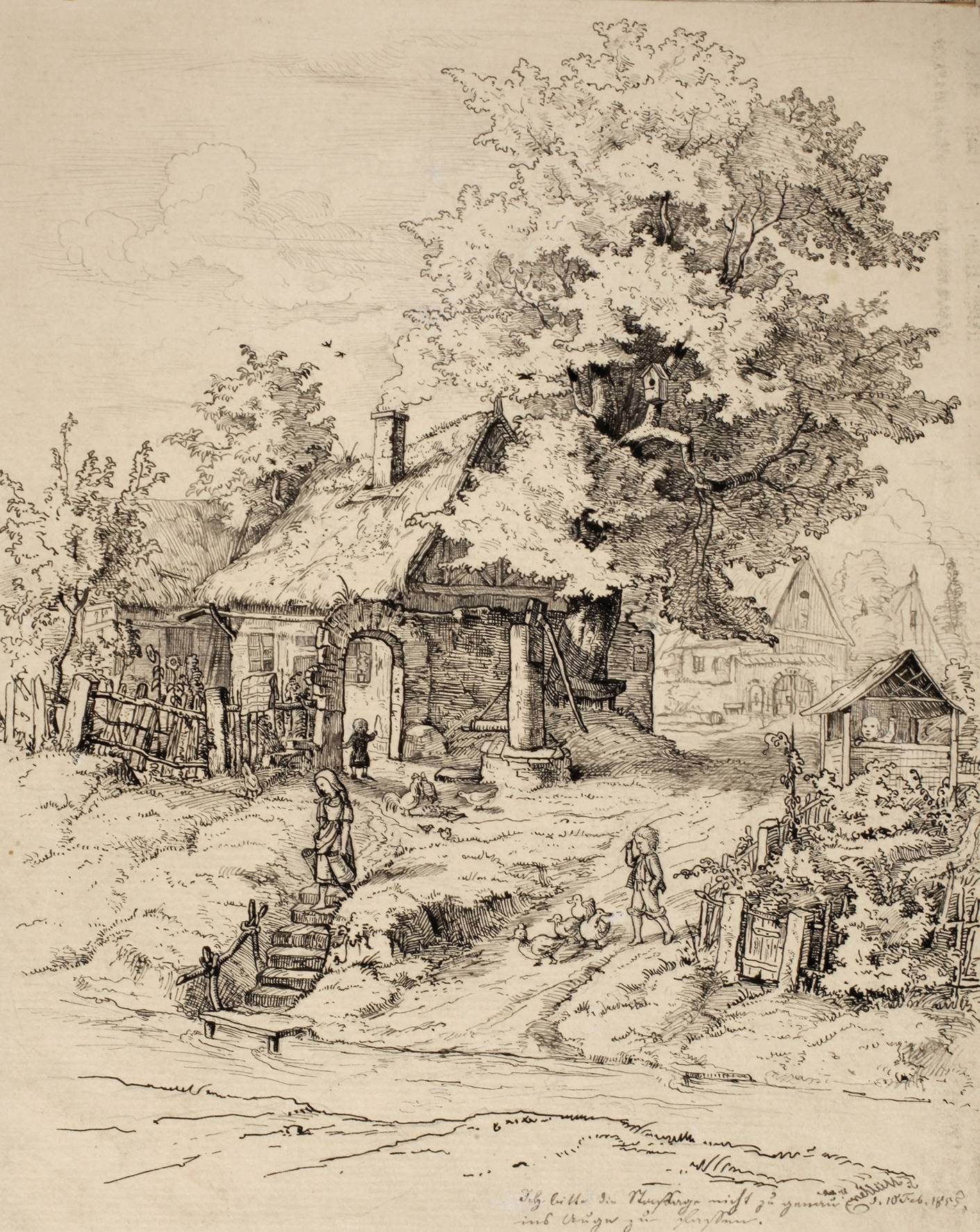 Friedrich Müller, Ländliche Szene