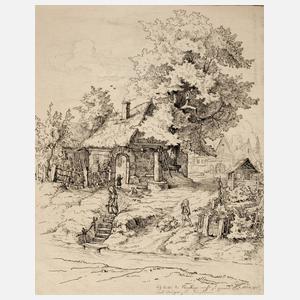 Friedrich Müller, Ländliche Szene