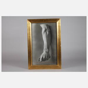 Gustav Wendling, Zeichnung nach Gips