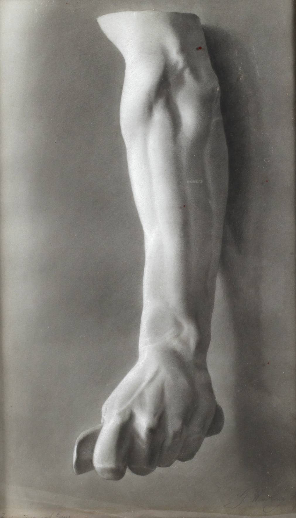 Gustav Wendling, Zeichnung nach Gips