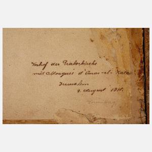 Kurt Schiering, Ansicht Jerusalem