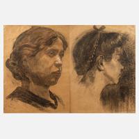 S. Schwing, Zwei Frauenportraits111