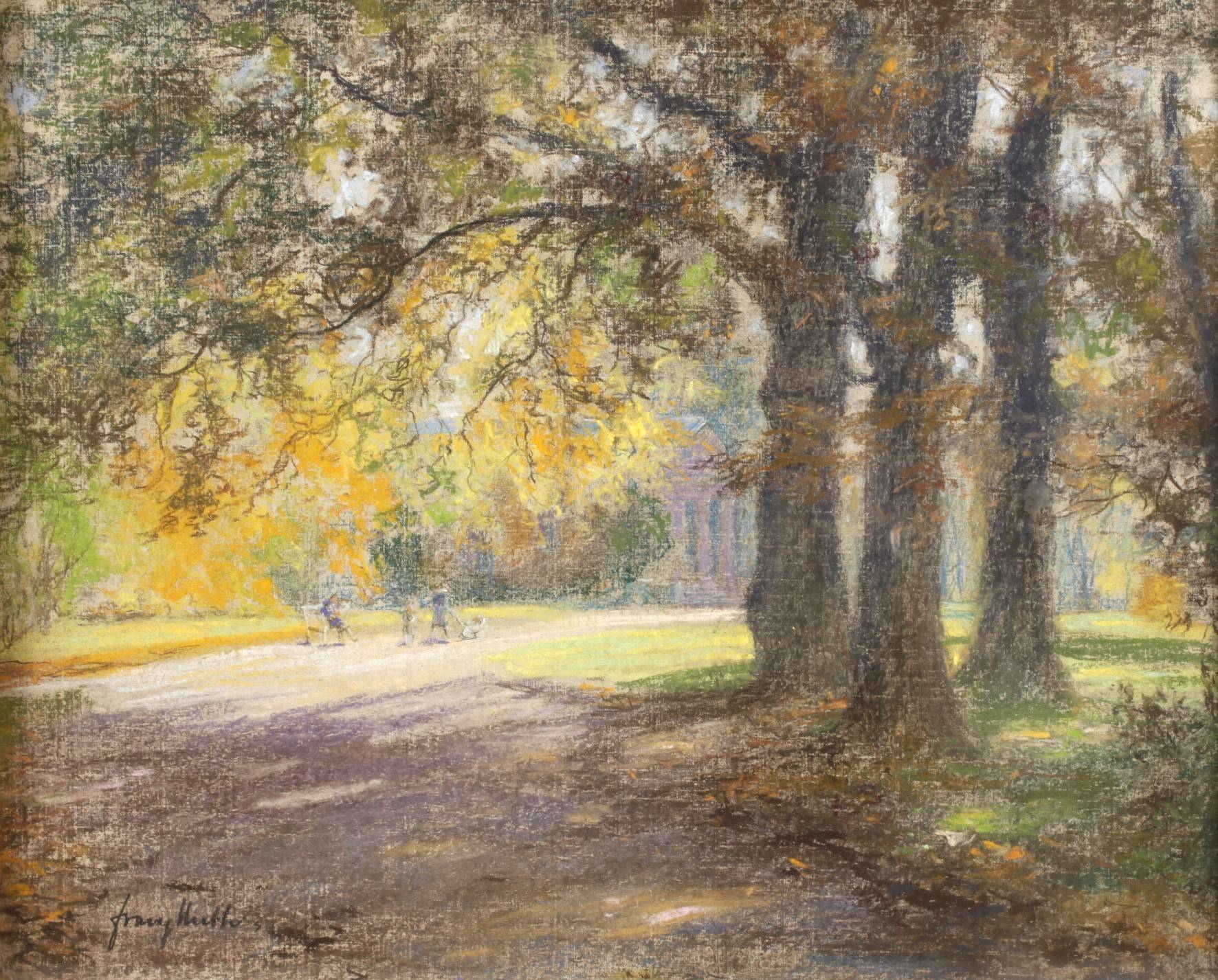 Prof. Franz Huth, Sommerliche Parklandschaft