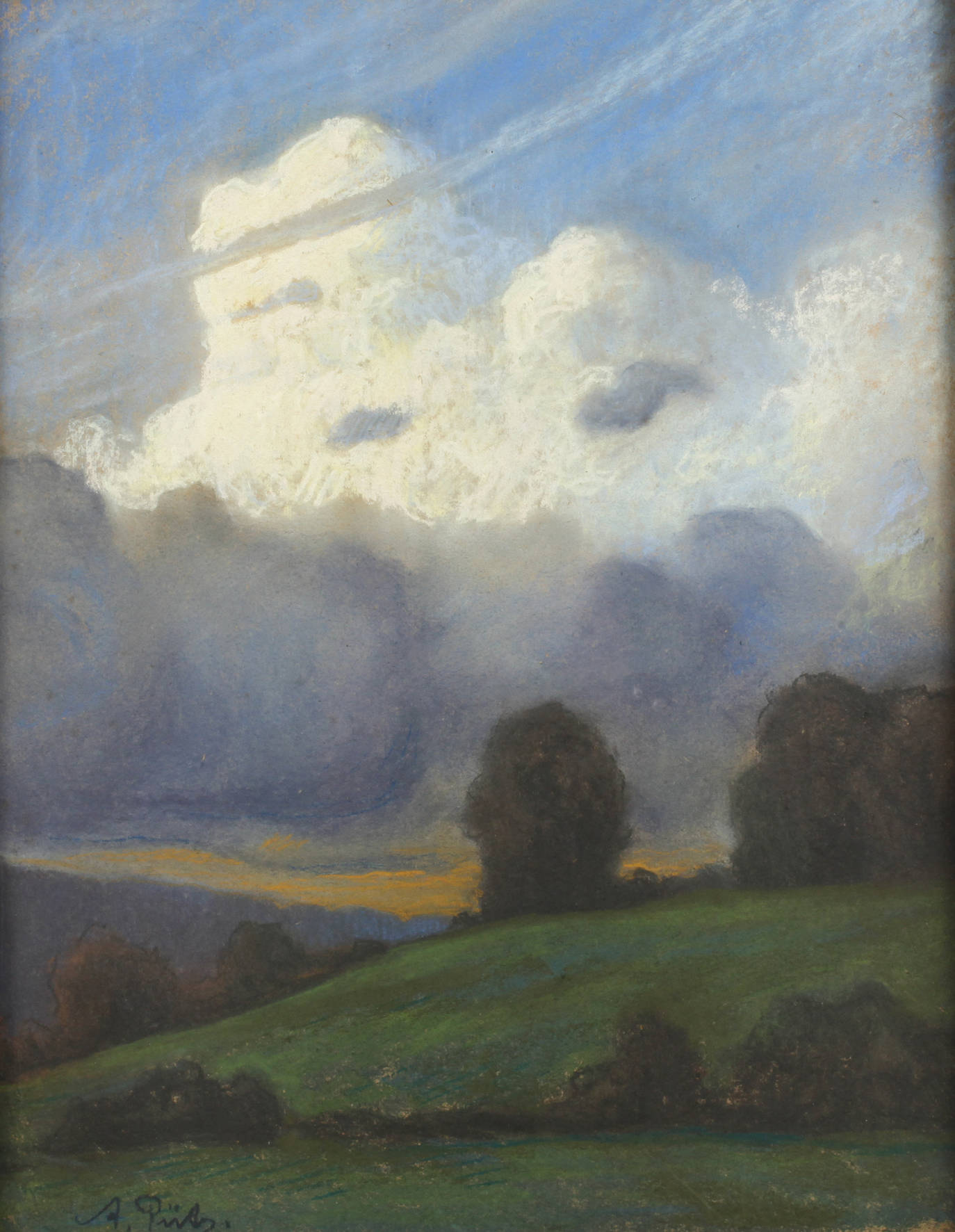 Albert Pütz, ”Aufziehendes Gewitter”