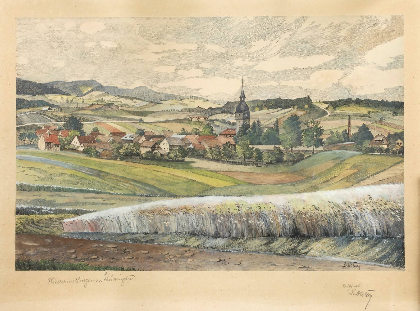 Leopold Walter, „Niederwillingen in Thüringen”