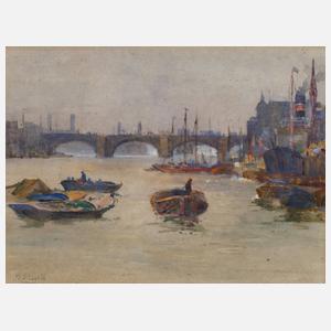 Margaret J. Lovell, „The Thames near Cannon Street“