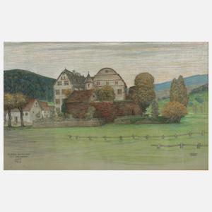 Max Henze-Dessau, „Schloss Burgjoss im Spessart“