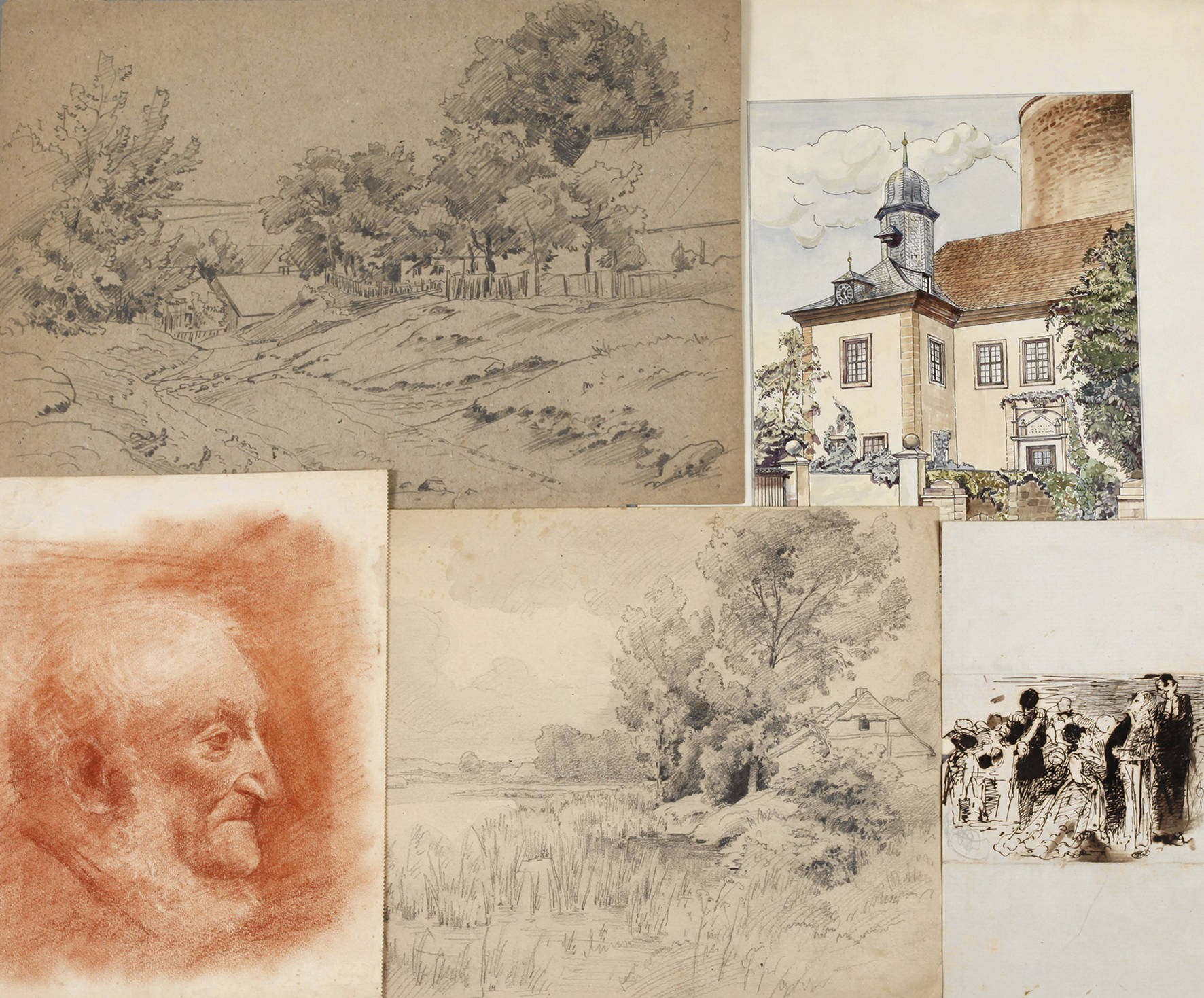 Konvolut Zeichnungen