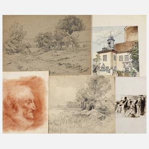 Konvolut Zeichnungen