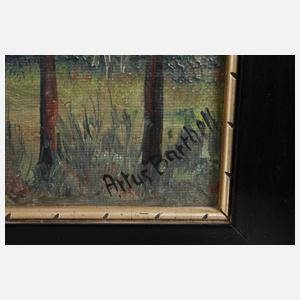 Artus Barthell, Blick auf Bergen im Vogtland