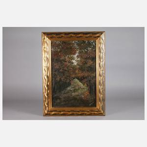 Artus Barthell, Herbstlicher Waldweg