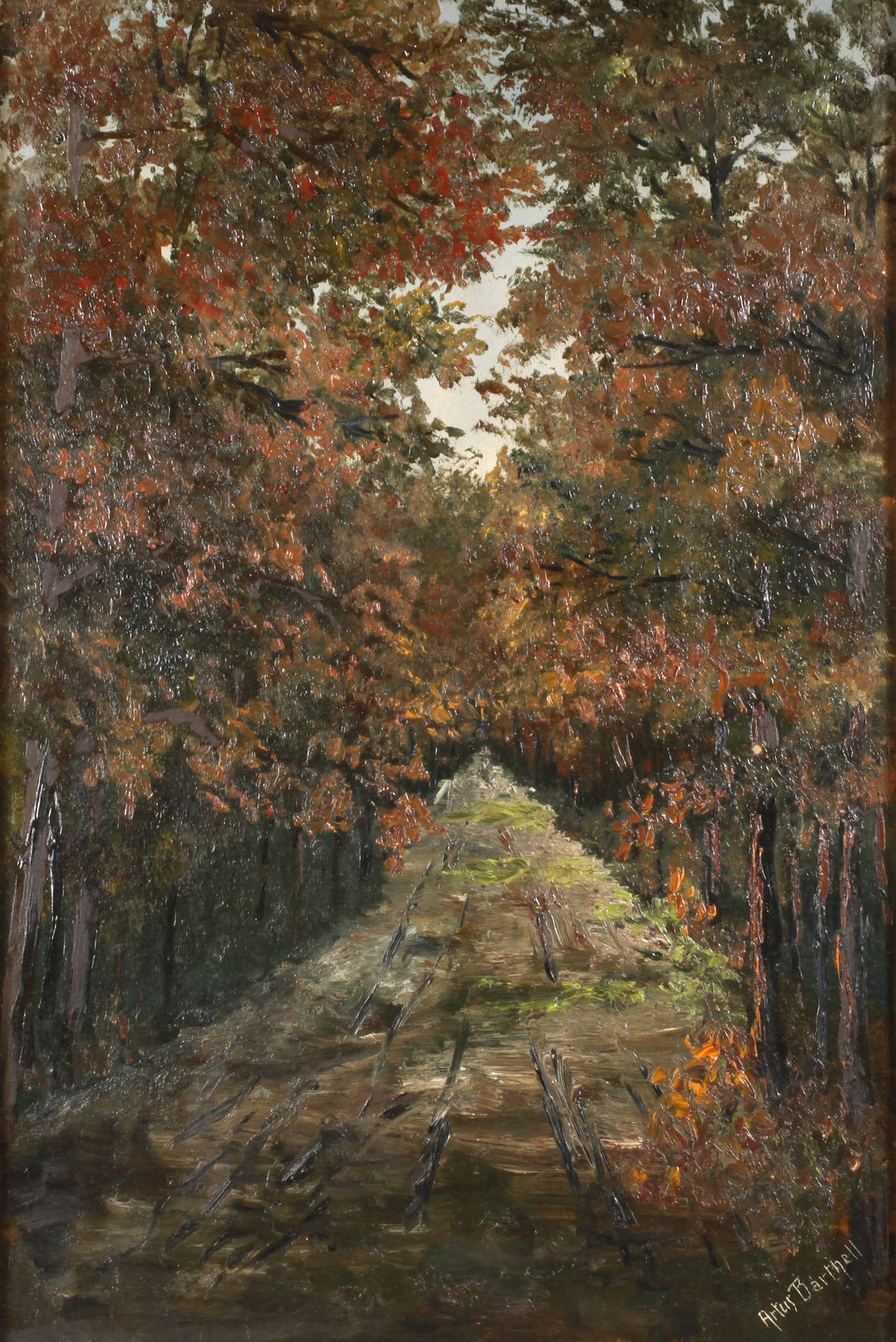 Artus Barthell, Herbstlicher Waldweg