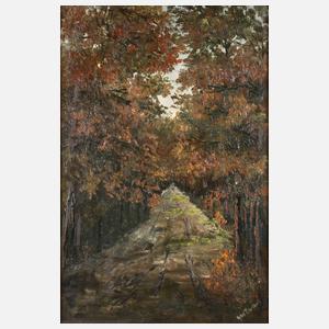 Artus Barthell, Herbstlicher Waldweg