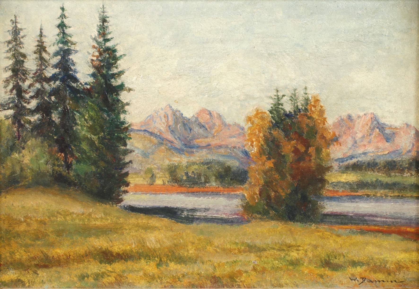 Walter Damm, Gebirgslandschaft