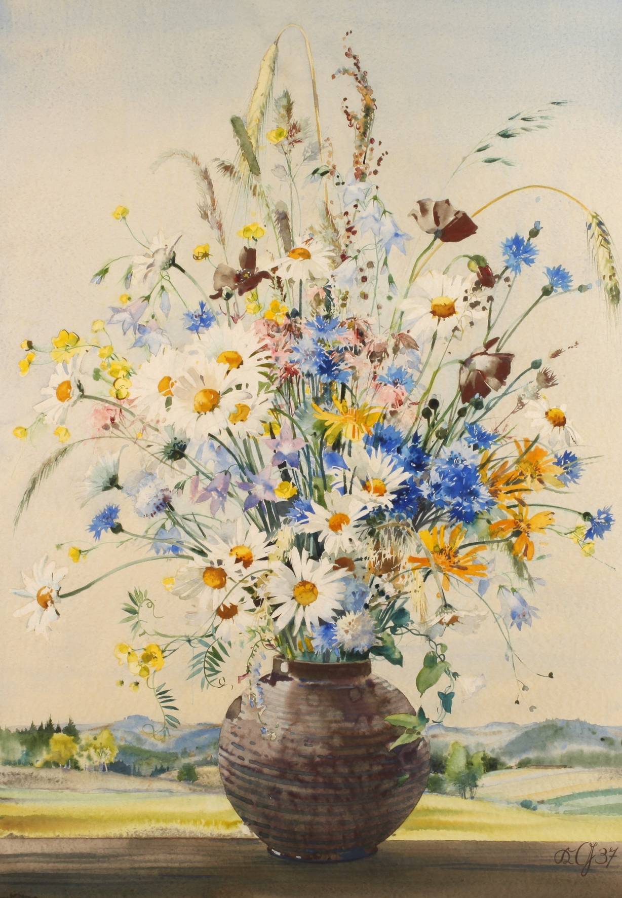 Kurt Geipel, Sommerblumenstrauß