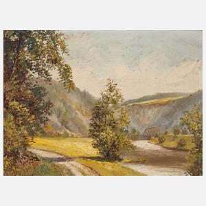 Friedrich Schick, Im Elstertal