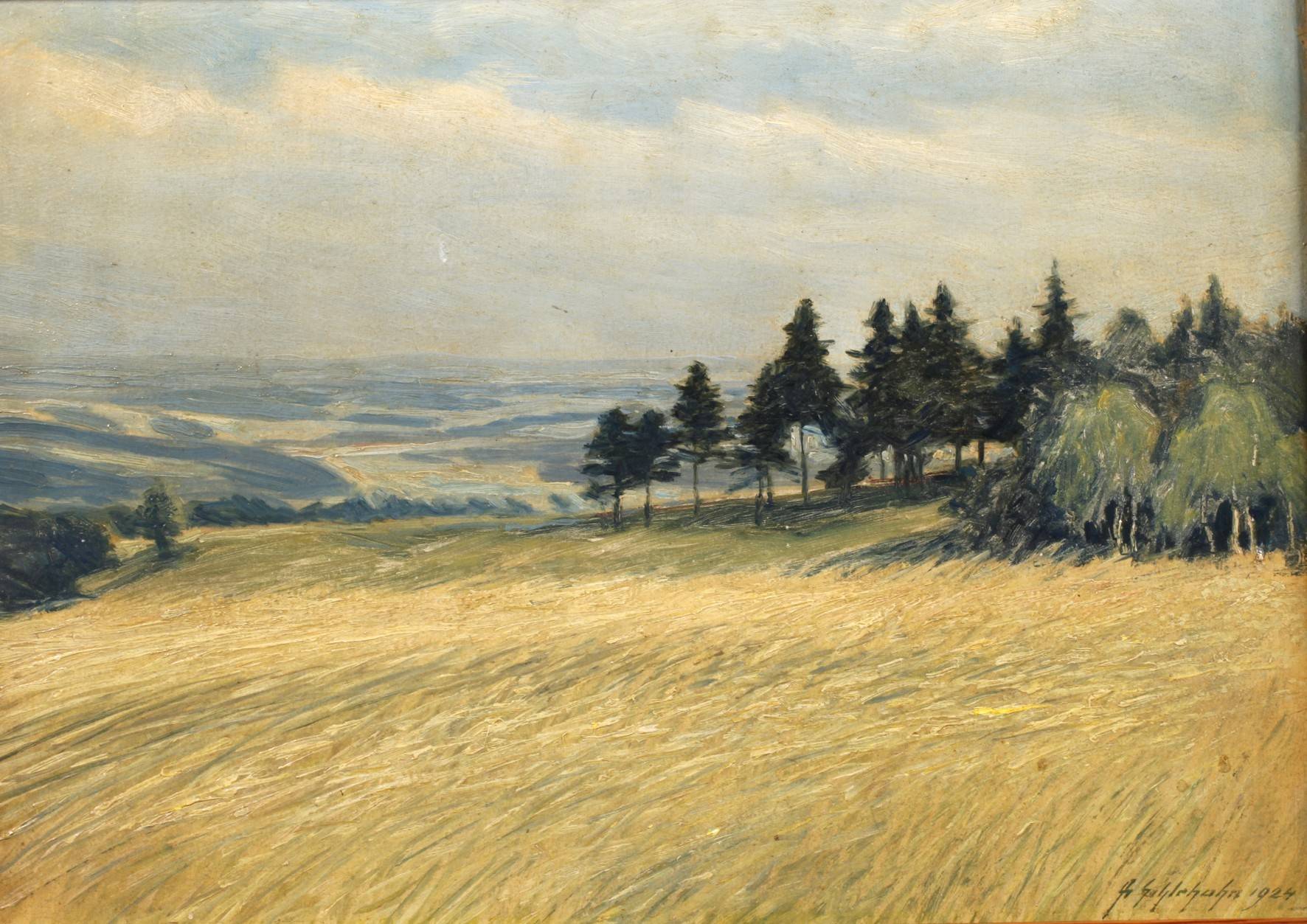 Albin Schlehahn, Vogtländische Sommerlandschaft
