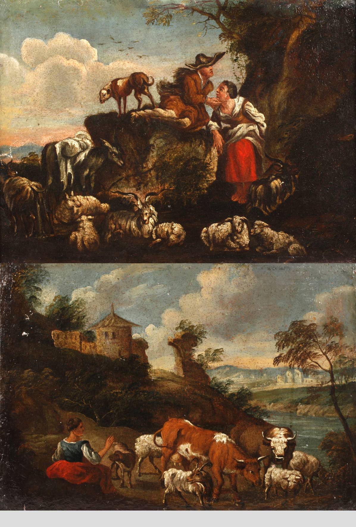 Zwei Hirtenszenen
