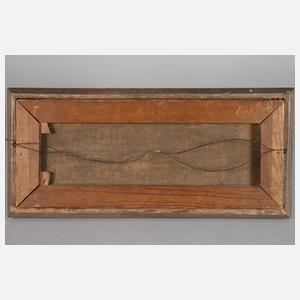 Holländische Schiffe vor Stadtkulisse