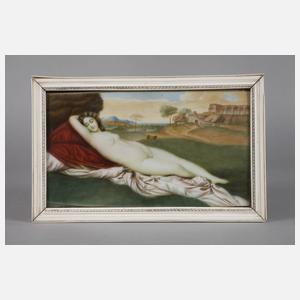 Kopie nach Giorgione, Schlummernde Venus