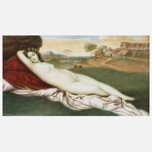 Kopie nach Giorgione, Schlummernde Venus