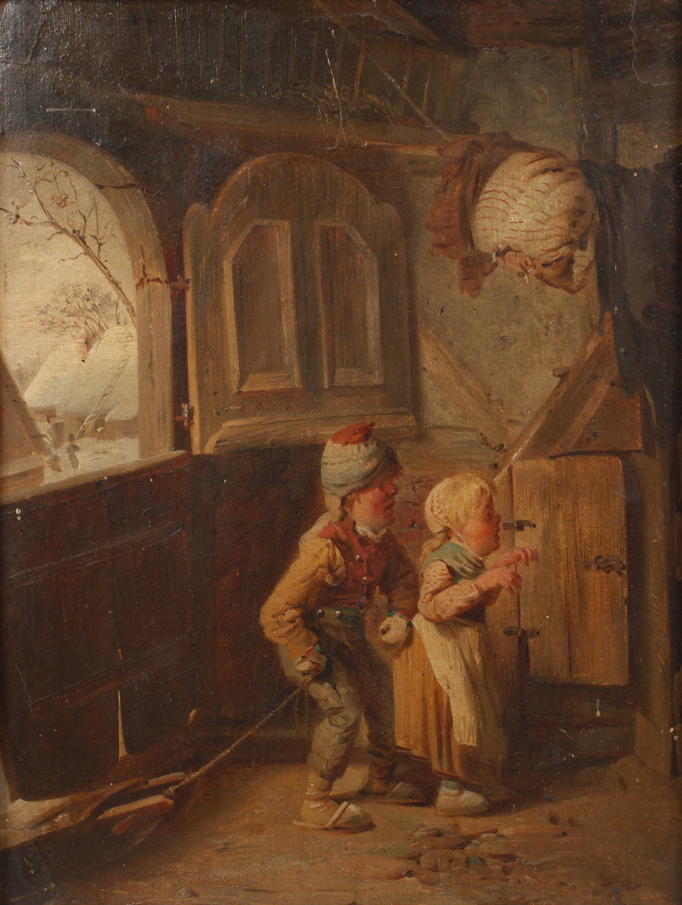 Rückkehr von der Schlittenfahrt