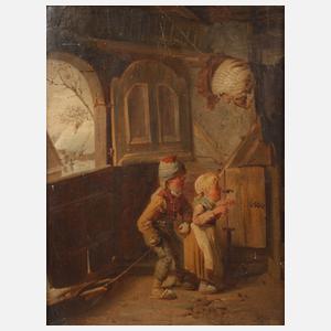 Rückkehr von der Schlittenfahrt