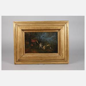 Heinrich Schlitt, Zwerge einen Frosch neckend