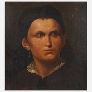 Portrait einer Frau mit Ohrringen