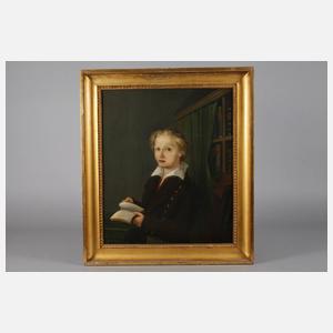 Jungenportrait Biedermeier