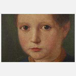 Jungenportrait Spätbiedermeier