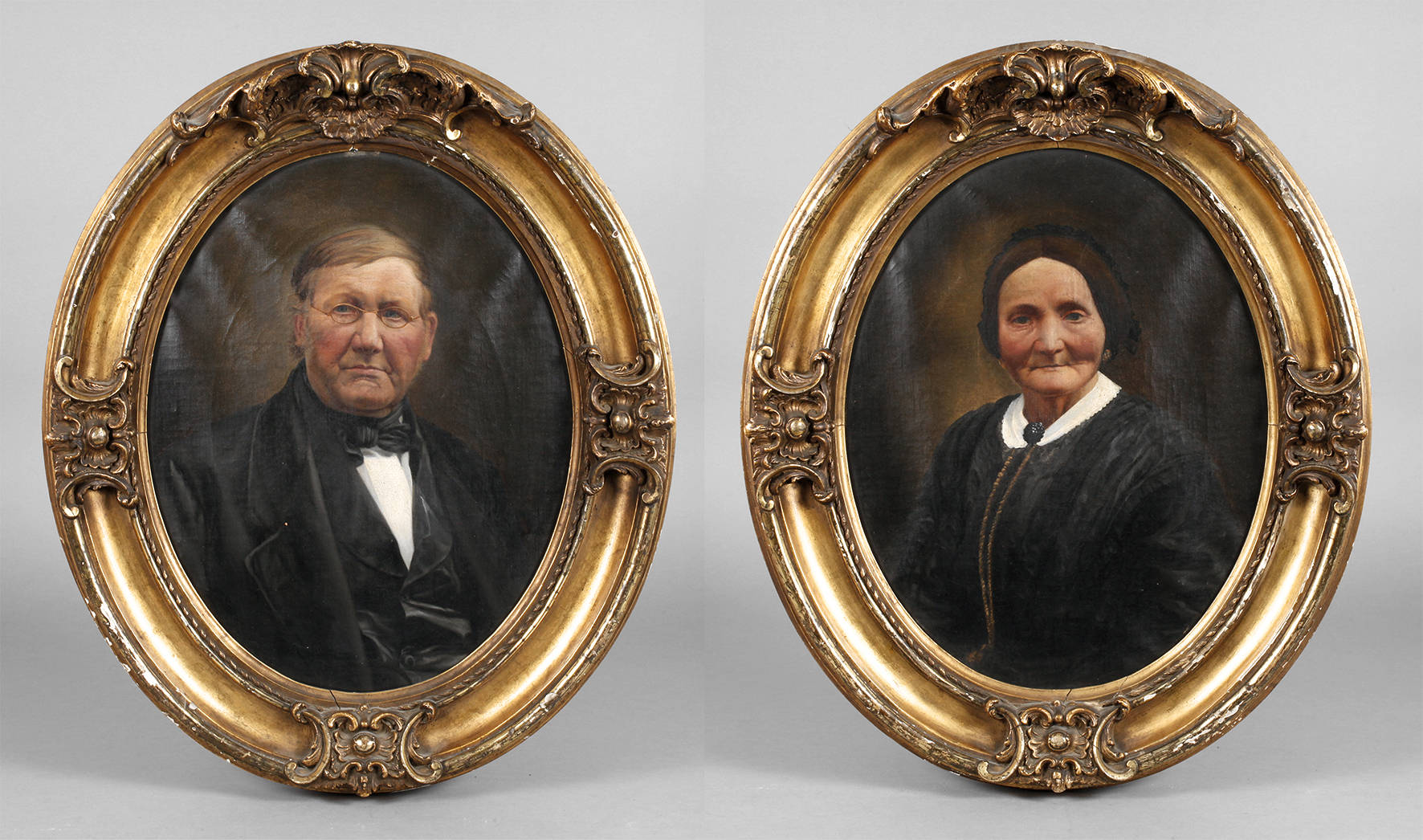 Portrait-Pendants um 1880