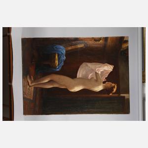 Otto Lingner, Damenakt im Interieur