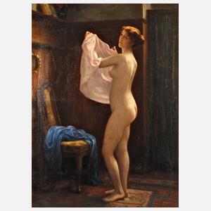 Otto Lingner, Damenakt im Interieur