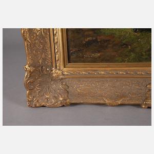 Langhaarziegen in Weidelandschaft