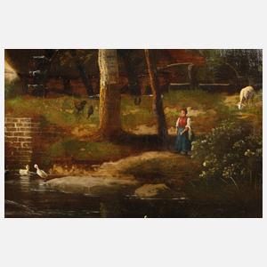 Gustav Lange, Mühle am Fluss