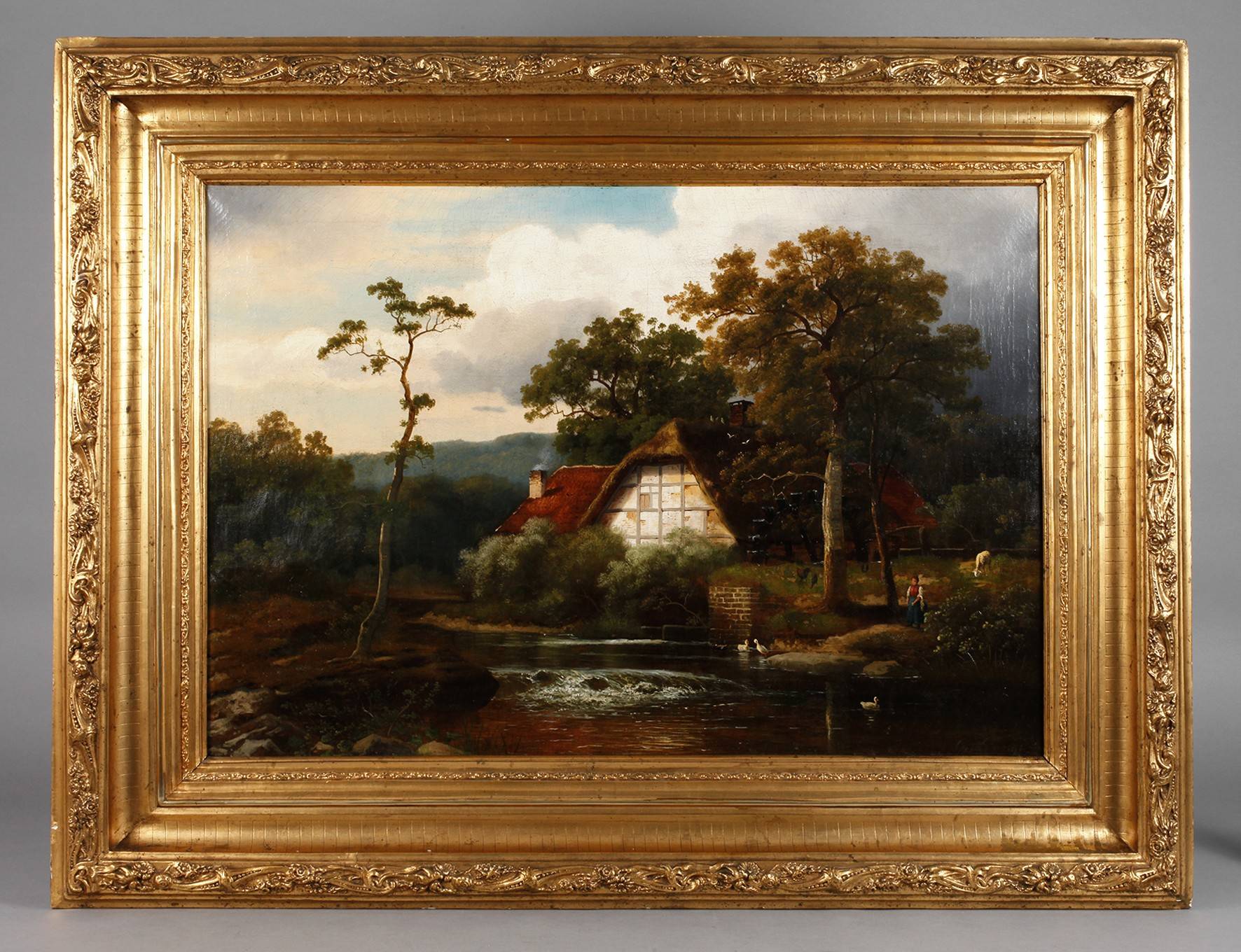 Gustav Lange, Mühle am Fluss