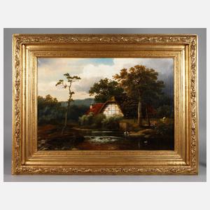 Gustav Lange, Mühle am Fluss