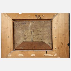 Prof. Caspar Scheuren, Seelandschaft mit Kahnfahrern