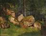 H. Siegert, Felsen im Wald