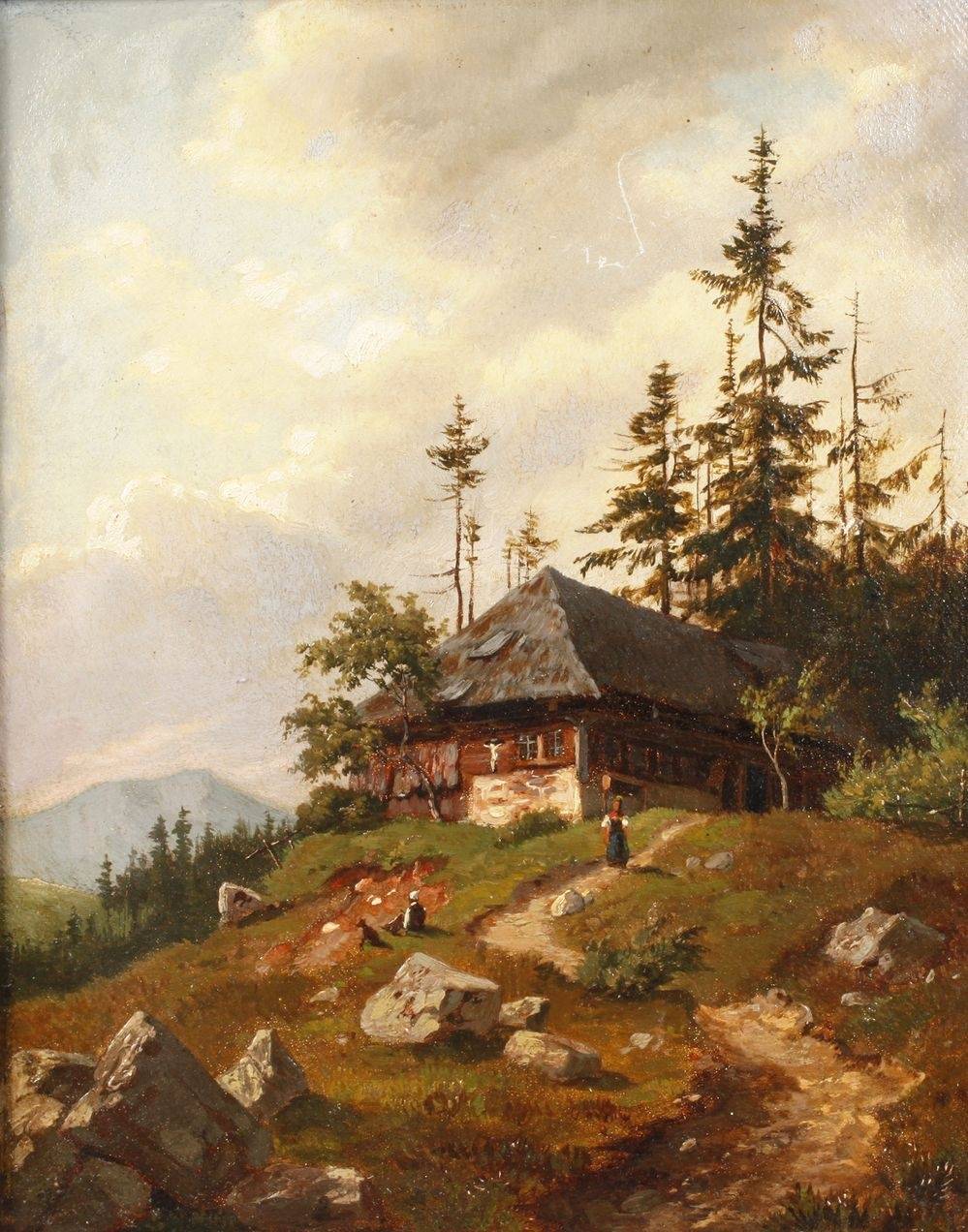 Bauernhaus im Gebirge