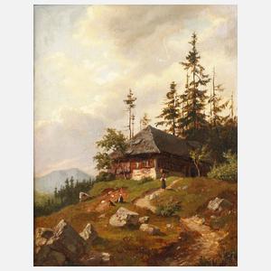 Bauernhaus im Gebirge