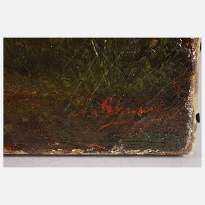 Albert Gustav Schwartz, attr., Mühle im Gebirge