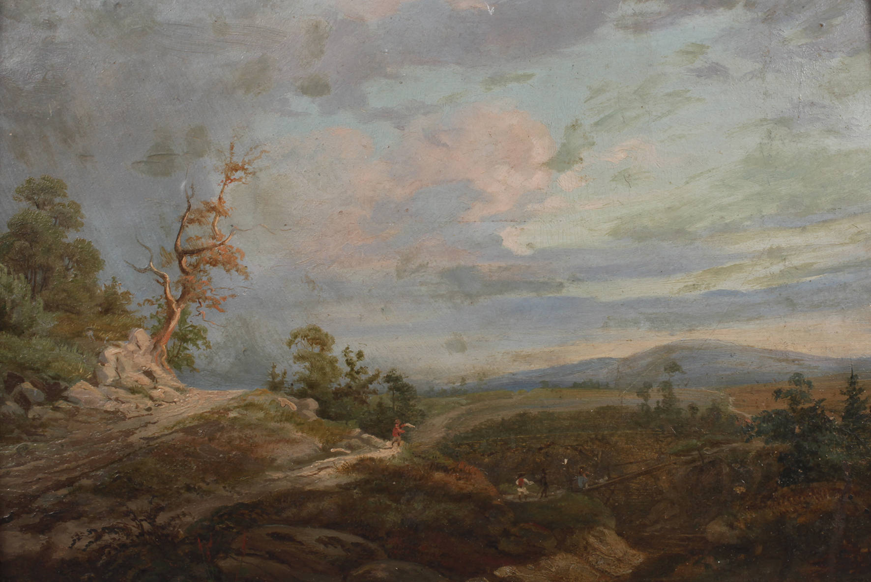 Sommerlandschaft in Gewitterstimmung